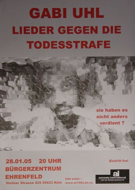 Plakat Konzert Köln